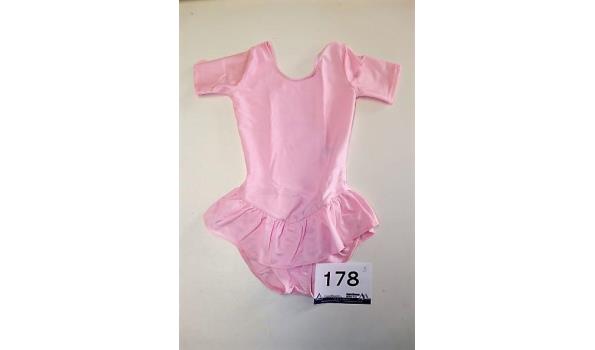 8 balletpakken met rokje, roze Frilly K/M T8